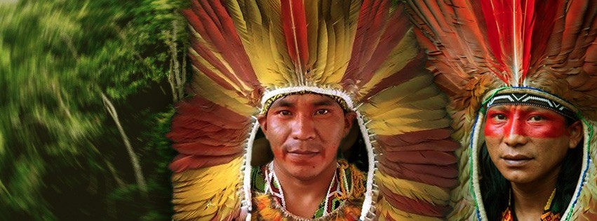 Kaxinawa (Huni Kuin) kmen z Acré Brazílie