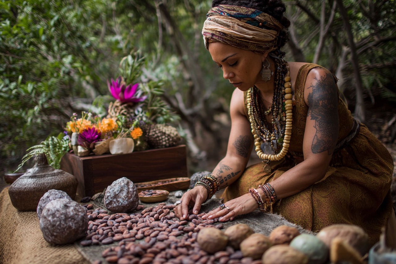 Ceremonialne Kakao Chuncho Peru