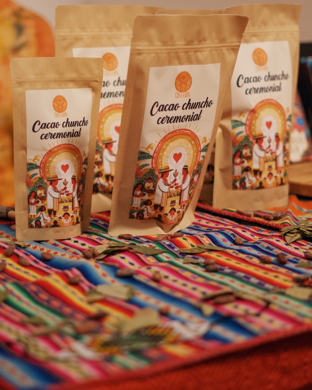 Ceremonialne kakao Chuncho Peru