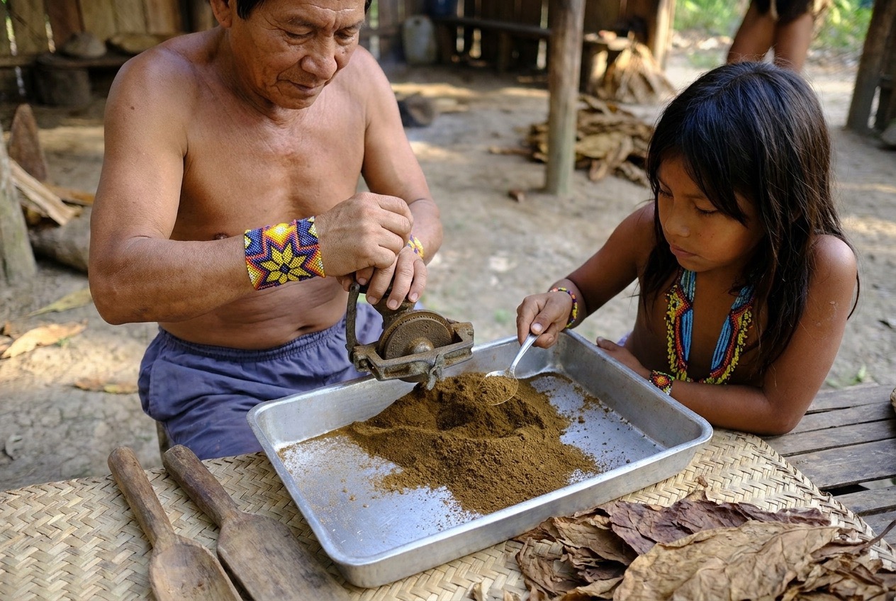 Rap&eacute; mapacho grinding