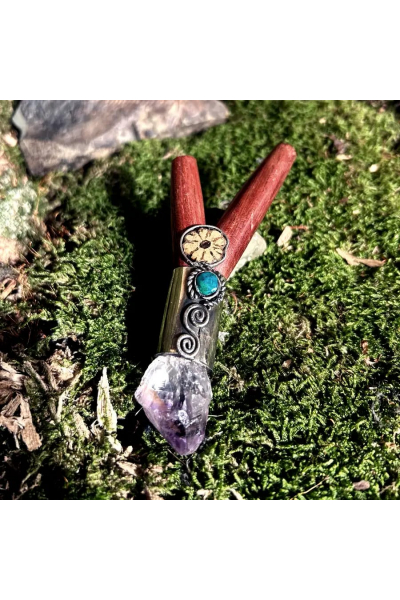 Kuripe na Rapé Ametyst Obrázek pro Kuripe na Rapé Ametyst